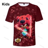 kids t shirt void gene and star leon childrens wear shooting game 3d swearshirt boys girls tops tshirt baby clothes