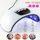Лампа УФLed для сушки ногтей, аппарат для сушки гель-лака с USB и светодиодной подсветкой, инструменты для маникюра