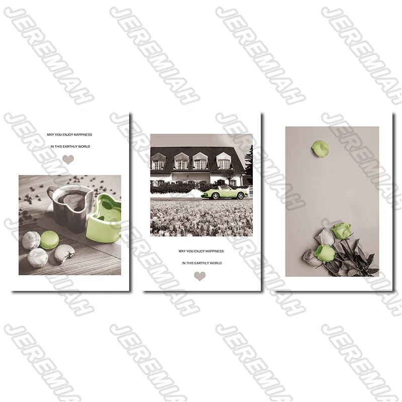 

Still Life Painting Waterproof Ink 3Pcs Frameless Canvas Painting Nordic Poster Printing Art Picture Modern Living Room Decorat