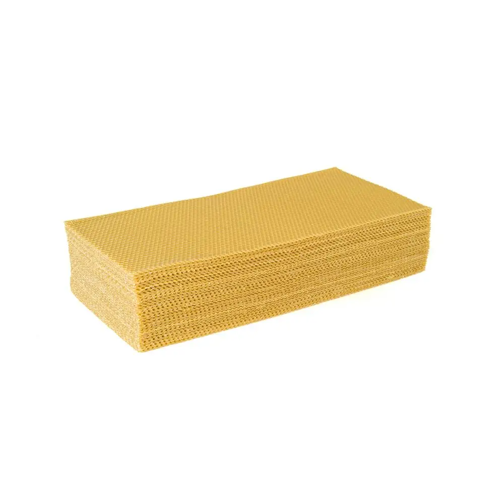 

Apis mellife 30Pcs beewax beehive foundation for beekeeper high quality beehive equipment honey comb foundation beekeeping sheet