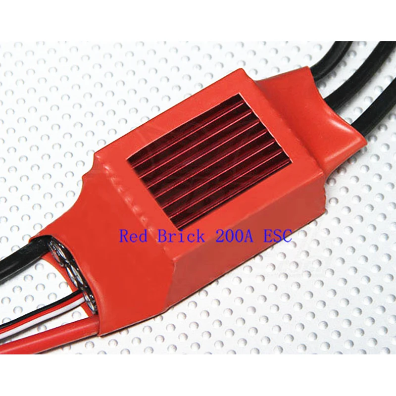 Электронный контроллер скорости 5 В/5A BEC 200A бесщеточный ESC для радиоуправляемого