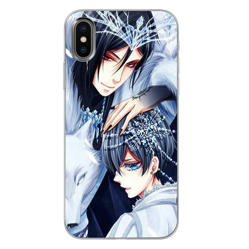 Черные силиконовые чехлы для телефонов Butler для iPhone 5 5S SE 6 6s 7 8 Plus X XS Max XR задняя крышка - Цвет: 7
