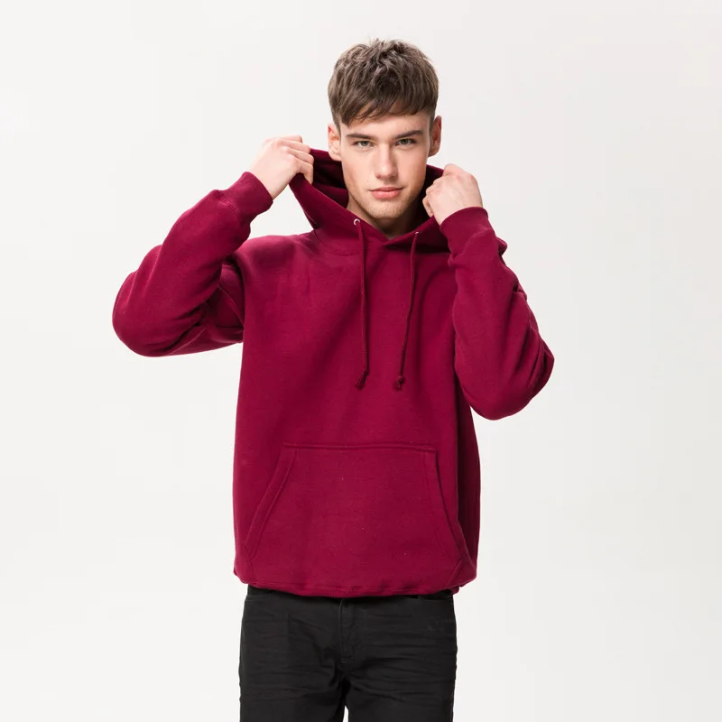 

Velvet Sweatshirt Mens 2020 Brand Long Sleeve Hoodies Men Solid Casual Pocket Oversized Sweatshirts Hooded Warm Male Pullover