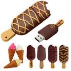 Usb-флеш-накопитель в виде шоколадного мороженого, 48128 ГБ