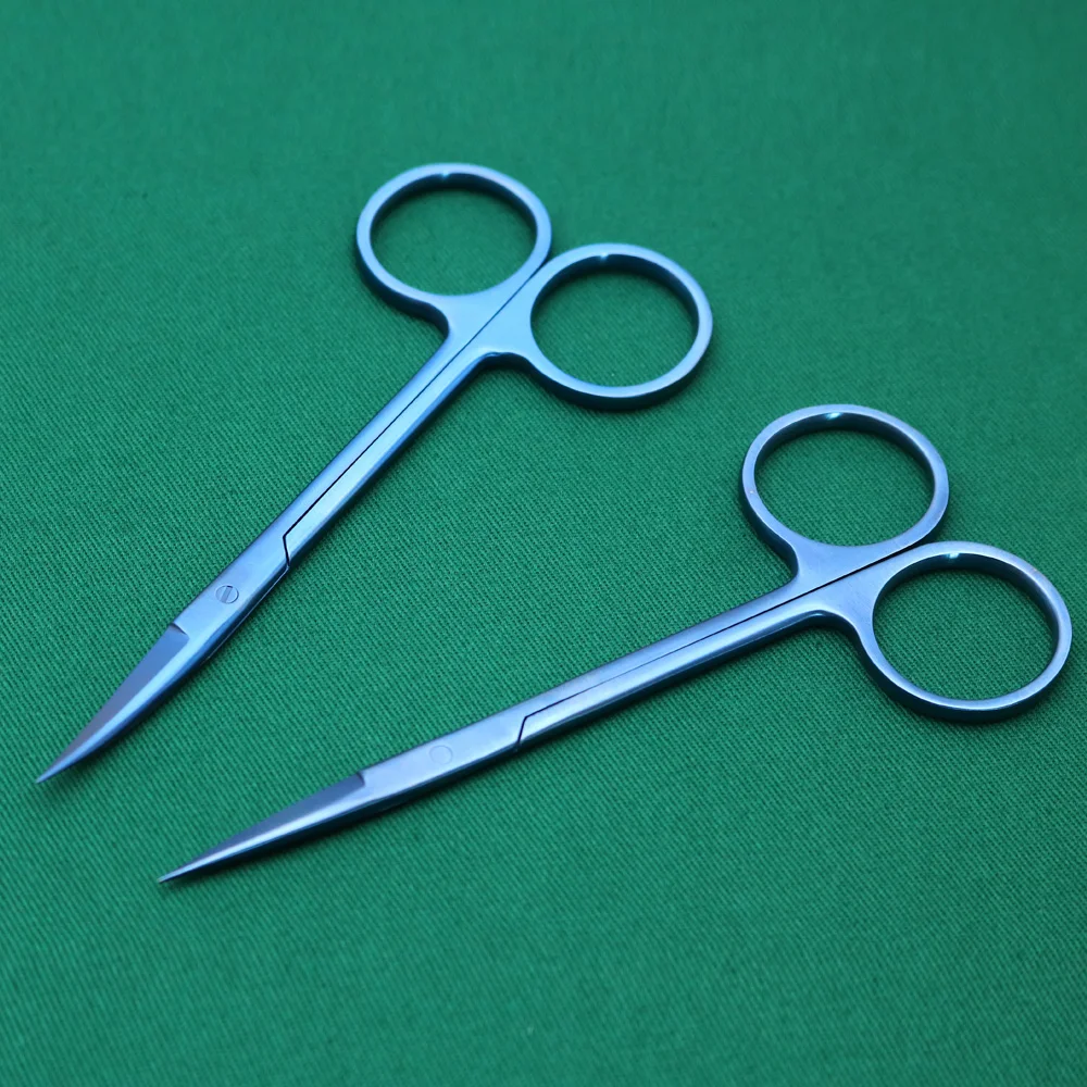 Титановый сплав 11 5 см пластиковые ножницы для двойного века прямая головка