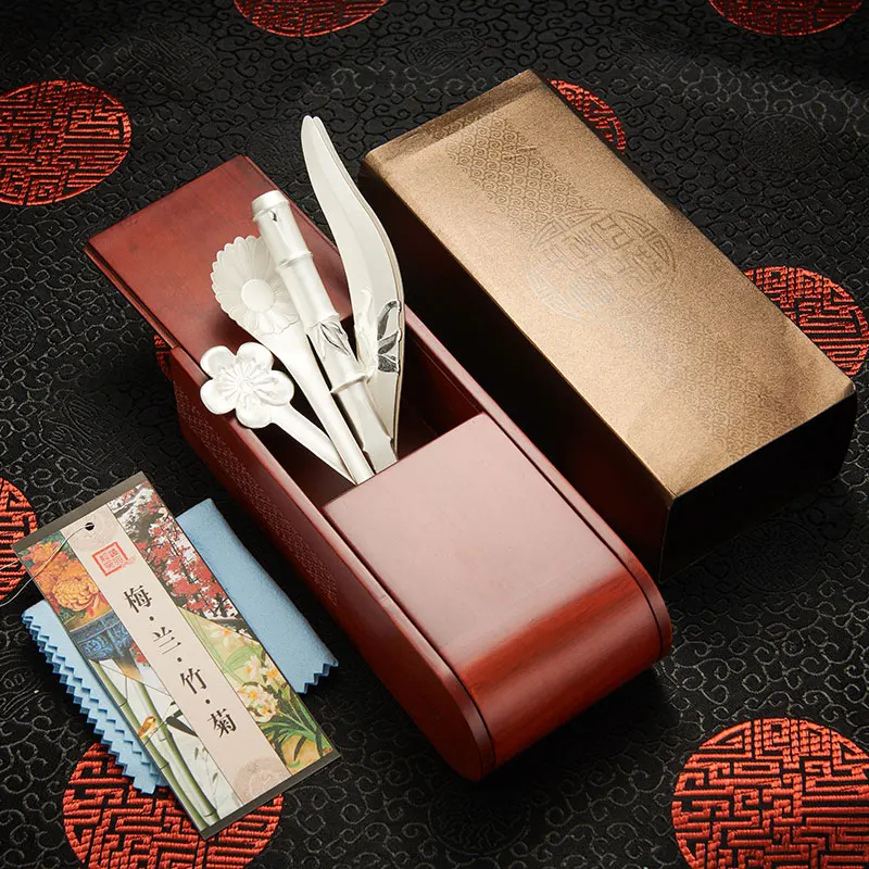 

Foot silver tea accessories silver ornaments tea needle teaspoon gift