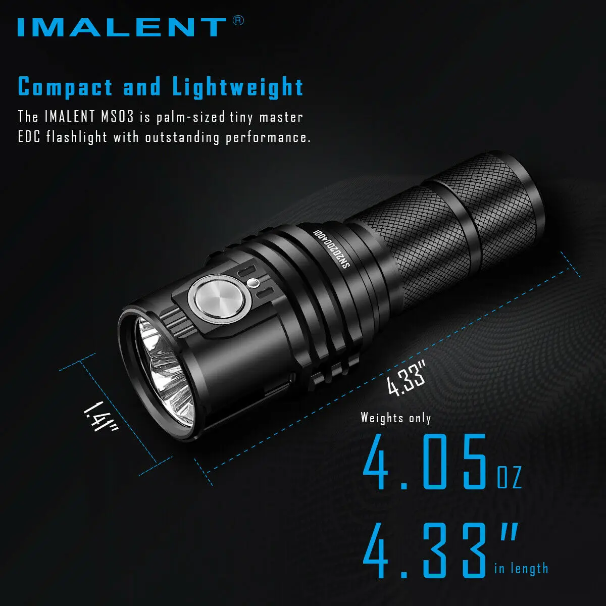 IMALENT MS03W тактический фонарик супер яркий EDC 13000 люмен перезаряжаемый - купить по