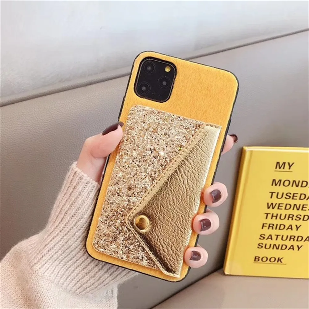 Для iPhone SE 2020 11 Pro MAX Bling Card wallet сумка держатель подставка чехол для телефона 6 7 8 Plus XS
