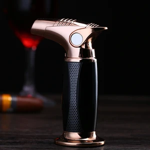 JOBON Powerful Torch Lighter Jet Turbo BBQ Butane Gas Lighter Windproof Cigar Metal Airbrush Lighter Kitchen Cooking Mens Gadget