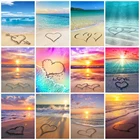 EverShine Алмазная картина природа картины из страз Алмазная мозаика море вышивка крестом комплекты Сердце Ручной работы вышивка декор для дома