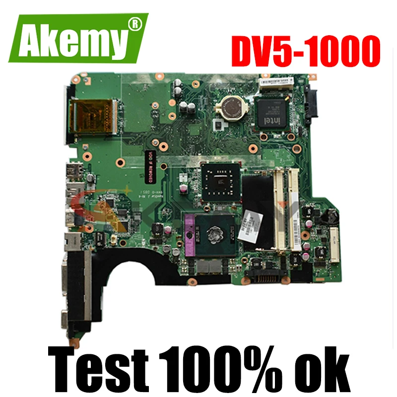 

AKemy504642-001 482868-001 аккумулятор большой емкости для HP DV5 DV5-1000 материнская плата бесплатная процессор + радиатора подходит для 482324-001 482325-001 506070-001 а...