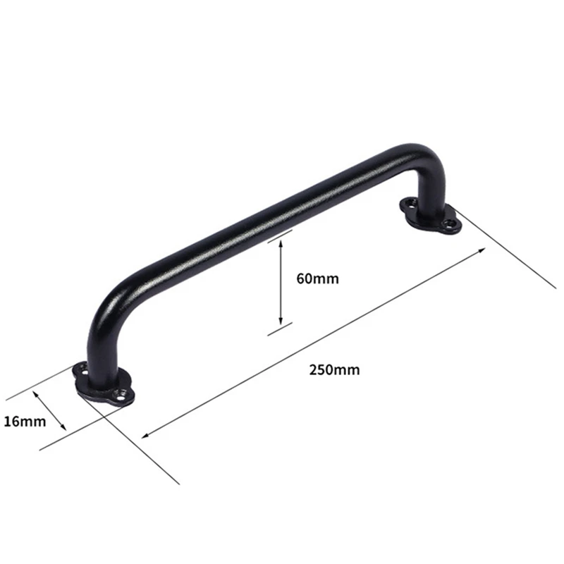 10-дюймовые металлические поручни для промышленных труб ручка двери сарая