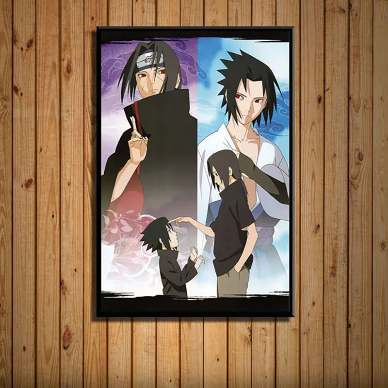 

Nordic HD Printed Modern Home Decor Frame Anime Naruto Sasuke Kakashi Poster Wall Art Canvas Paintings Modular Pictures Bedroom