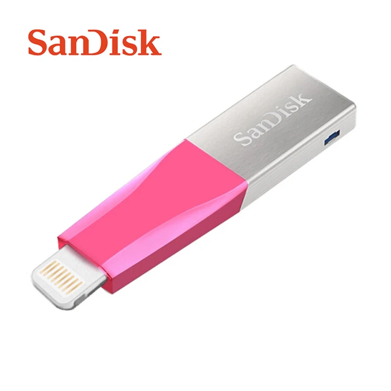 SanDisk двойной флеш-накопитель OTG Lightning Разъем USB3.0 флэш-накопитель 256 ГБ 128 Гб 64 для