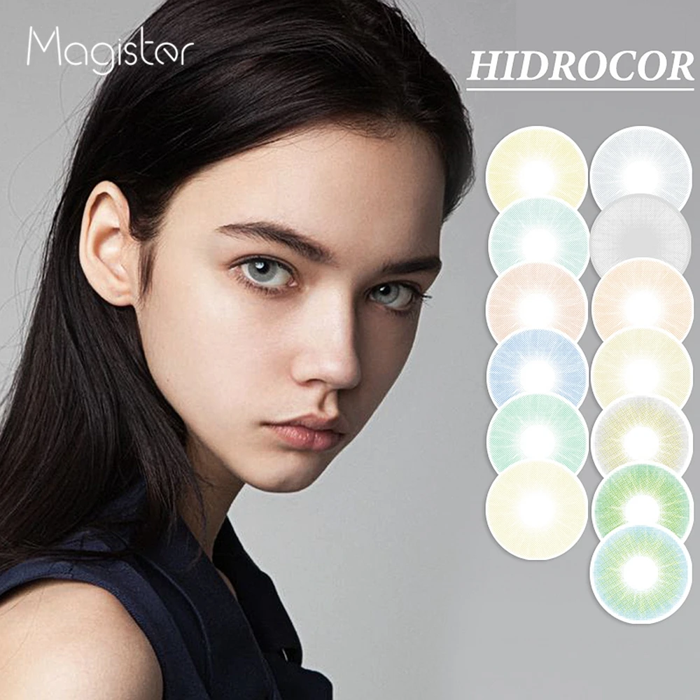Контактные линзы Magister HIDROCOR Queen серии Color ed ежегодные контактные мягкого цвета