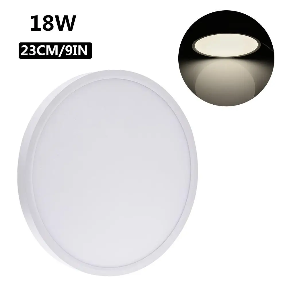 Светодиодный потолочный светильник с заподлицо 9 дюймов/18 ватт (3000 k/4000 k/6500 k) 0 94