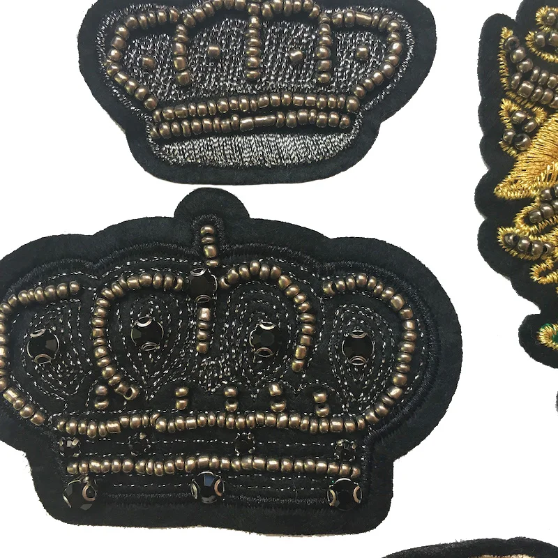 5 шт./компл. хорошее качество бисером патчи Большой модные вышитые шить на для