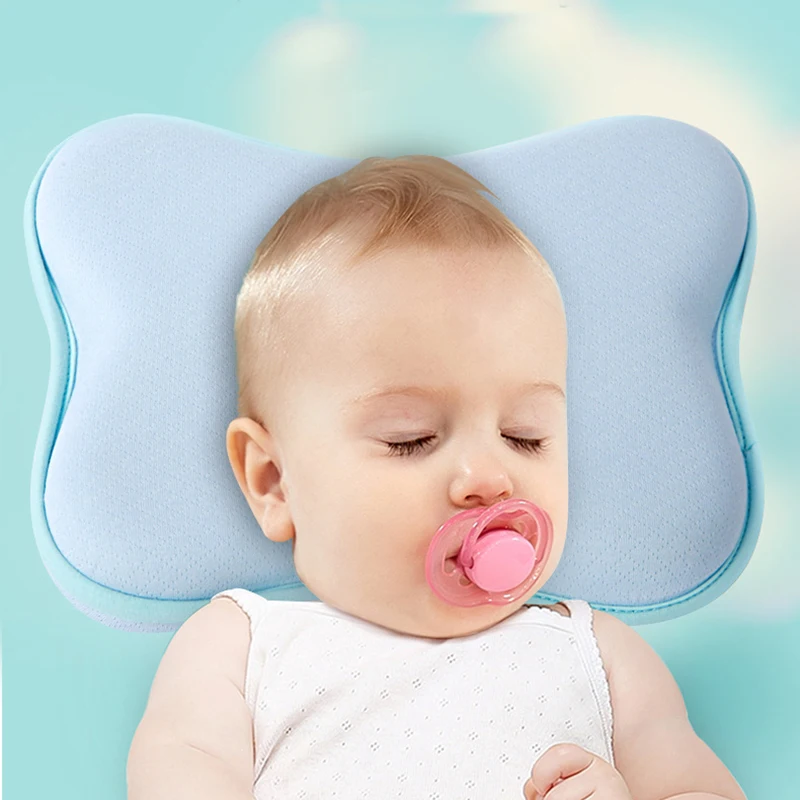 

Baby Pillow Baby Head Shaping Prevent Flat Head For Newborn Baby Safety Corn Fiber Baby Bedding Set