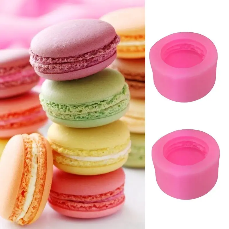 

Food Grade Silicone 3D Macaron Shape DIY Chocolate Mold Fondant Candy Soap Polymer Clay Crafting Mould Decorating Baking 781C