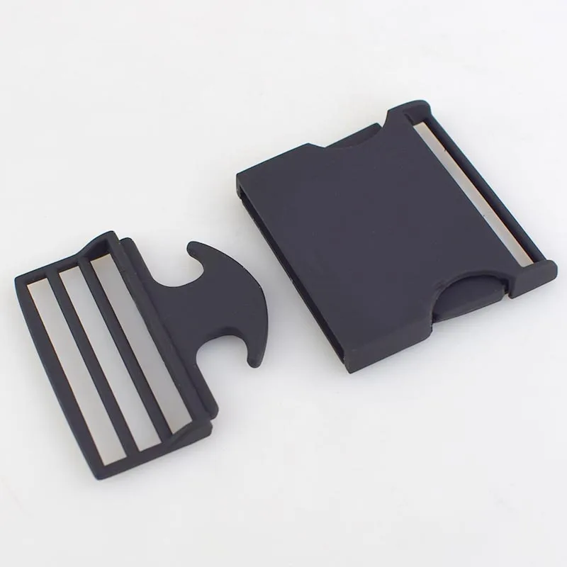 Meetee 2 шт. 40 мм металлические пряжки двойной регулируемый боковой ошейник для