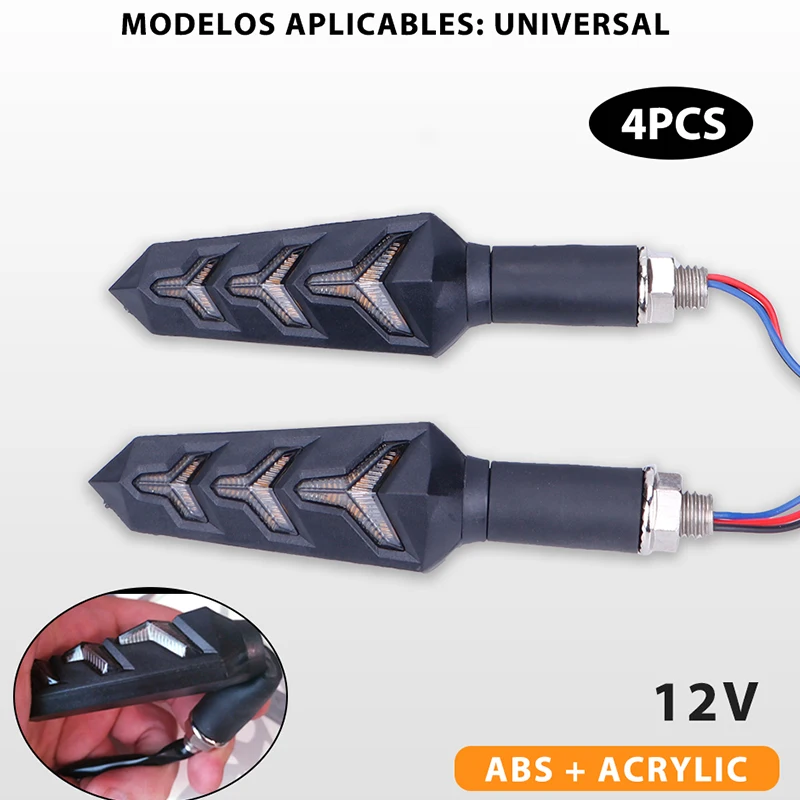 4 шт. индикаторы для мотоцикла задний фонарь езды на мотоцикле honda xr 250 gsr 600 z1000sx Yamaha