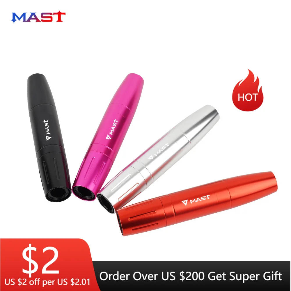 Машинка для перманентного макияжа мощный ротационный тату пистолет с RCA разъемом