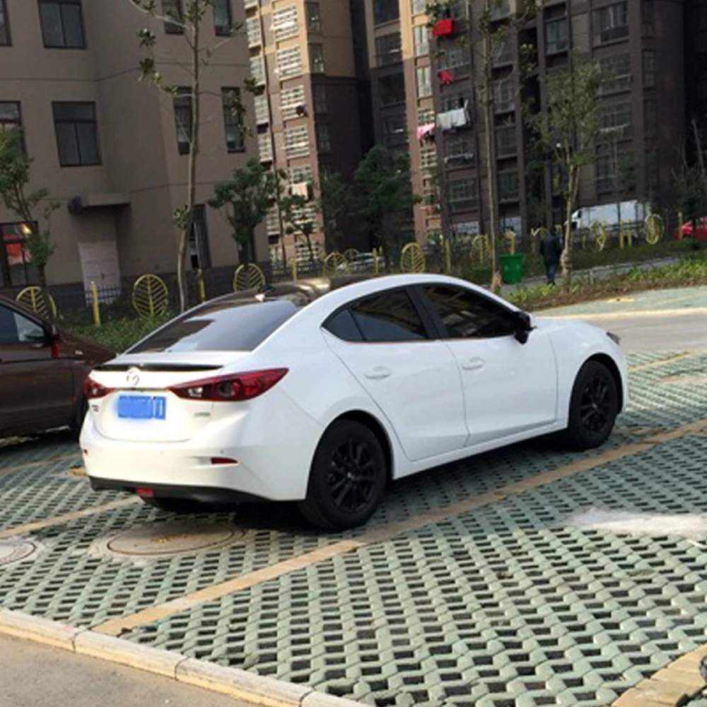 Углеродное волокно Авто Стайлинг задний спойлер крыло для Mazda 3 Axela 2014 2016|spoiler wing|rear