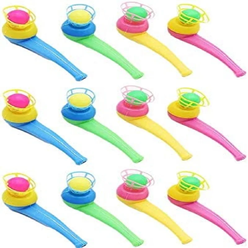 Suspended Blow Pipe Blow Ball Rod Board for Children Balance Training Floating Nostalgia Funny Game Vital Lung Capacity TOY Gift mts breathing trainer three ball lung vital capacity training instrument lung function respiratory function rehabilitation