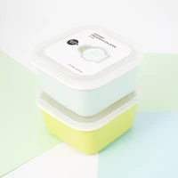 portable 520ml lunch box square ceramic bowl lunch box microwave food storage container tableware for home ourdoor travelling