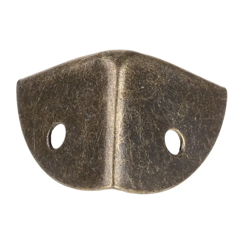 

Metal Corner Protector Suitcase Cabinets Edge Safety Guard Antique Bronze Wrap Angle for Box Shelf Bracket Furniture D0UD