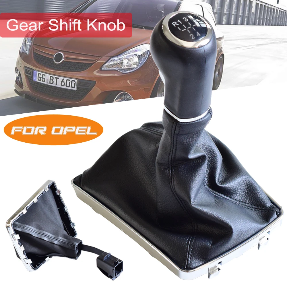 

Ручка переключения передач 5/6 скоростей для OPEL ASTRA III H 1,6 VAUXHALL 2004-2010, кожаная автомобильная ручка переключения передач, крышка рычага переклю...