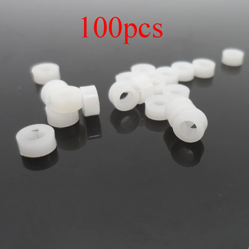 

100pcs ABS Inner Diameter 2MM/3MM Plastic Positioning Shaft Sleeve Fixing Gasket Washer for DIY Model Car Assembly Parts