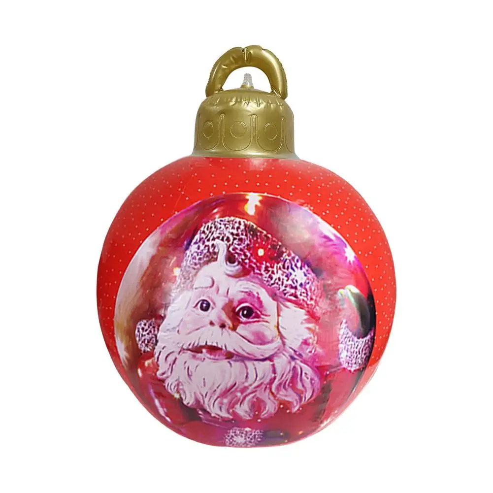 

Christmas Inflatable Balls 23.6Inch Outdoor Christmas PVC inflatable Decorated Ball Giant Christmas Balloons Christmas Tree