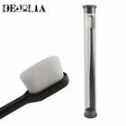 Портативный с коробкой ультра-тонкого мягкого миллионов Зубная щётка антибактериальная защита Десен Зубная щетка для путешествий гигиены полости рта инструменты Зубная щётка