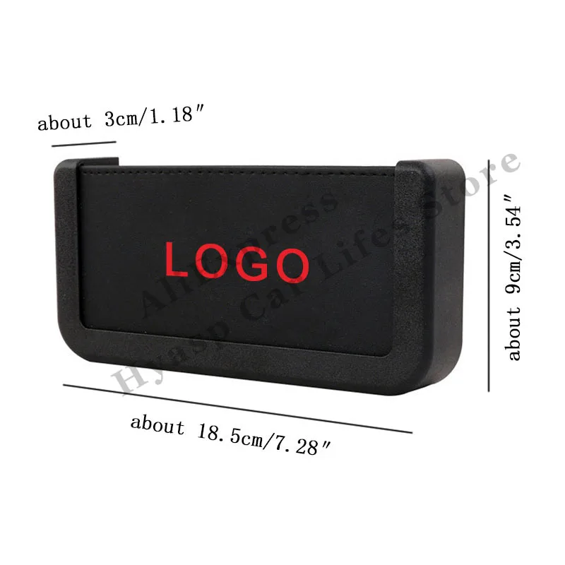 car storage box for renault zoe accessories auto leather mobile phone sticky box car styling interior parts free global shipping