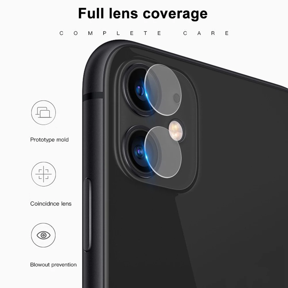 Закаленное стекло для объектива iPhone XS XR X 11 Pro Max | Мобильные телефоны и аксессуары