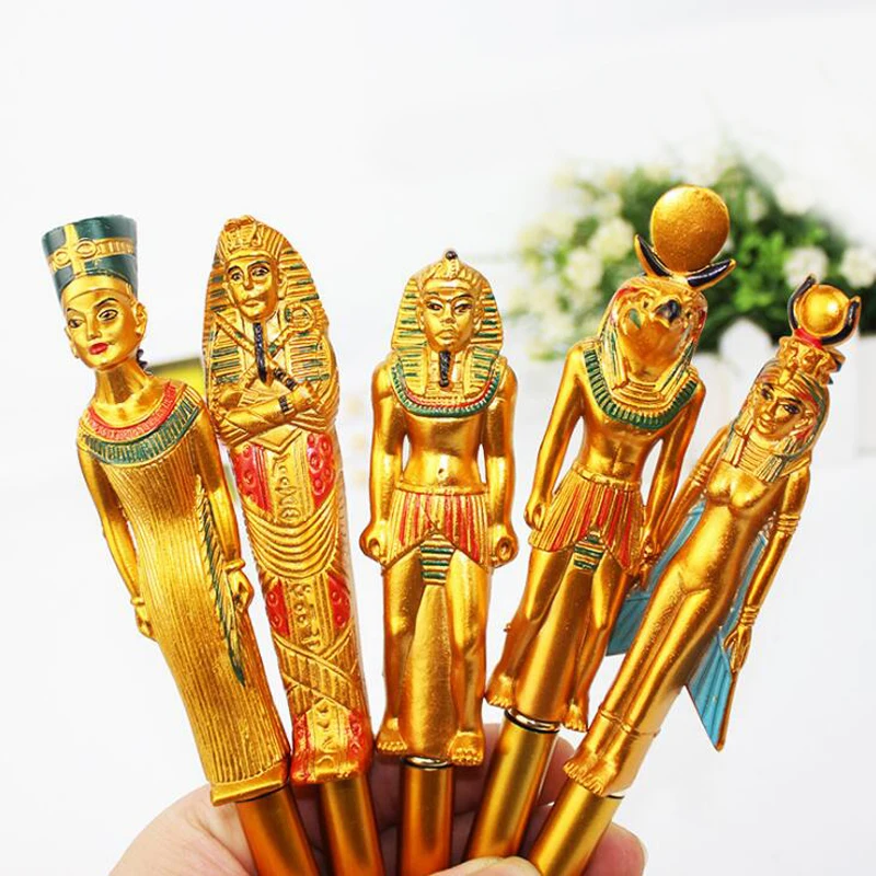 Новая креативная шариковая ручка египетского фараона с синими чернилами горячая