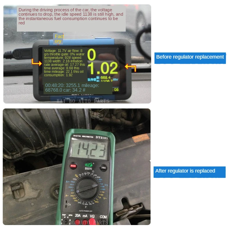 

Automobile generator regulator 12 v14v automobile 4 s shops parts start motor voltage regulator electronic regulator