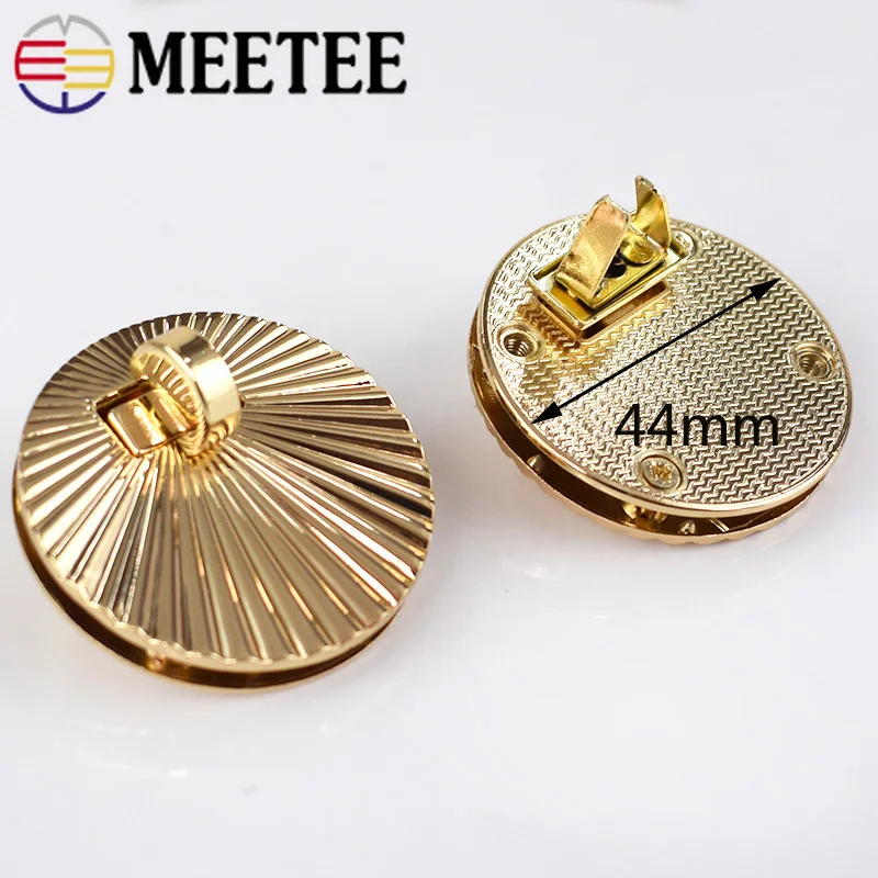 2/4 шт Круглые Женские сумки врезной замок металлический поворотный