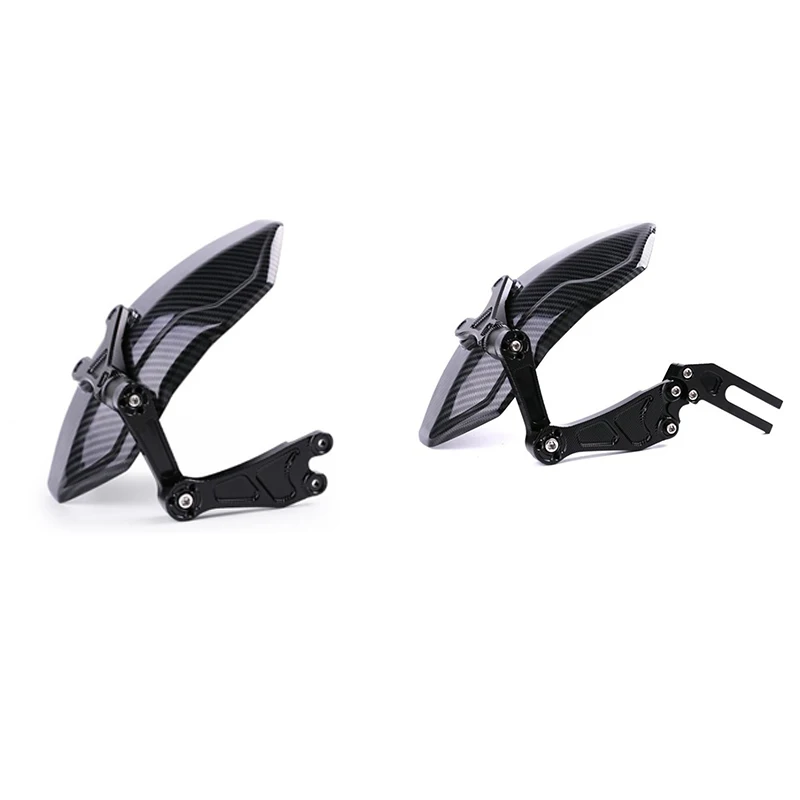 

Motorcycle Rear Fender Wheel Mudguard Carbon Fiber Splash Guard Cover for Tires Below 14 Inch, MF060-B
