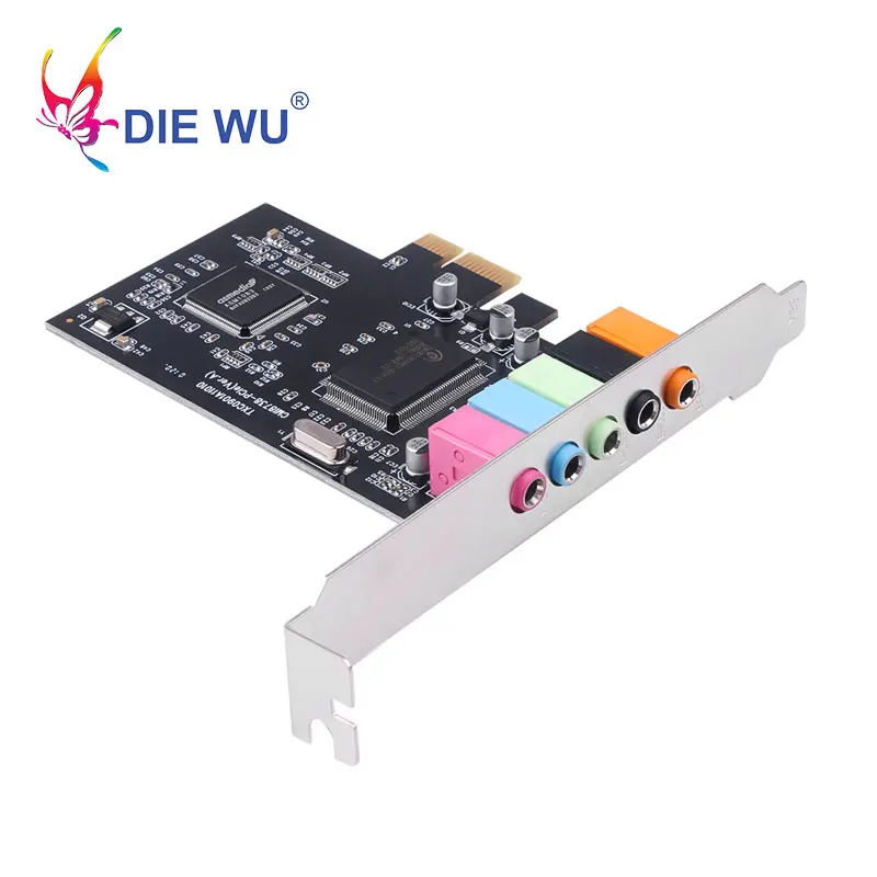 Звуковая карта PCI 5 1 каналов чипсет CMI8738 аудио интерфейс PCI-E стерео цифровая