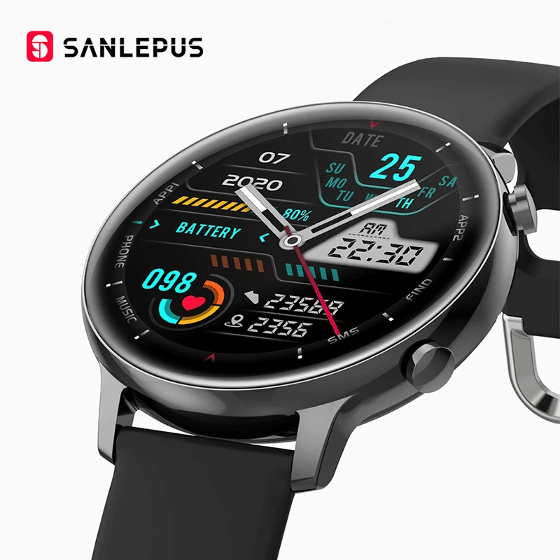 

SANLEPUS 2022 NEW Smart Watch Dial Call Smartwatch MP3 Music Men Women Waterproof Wristwatch For Android Apple