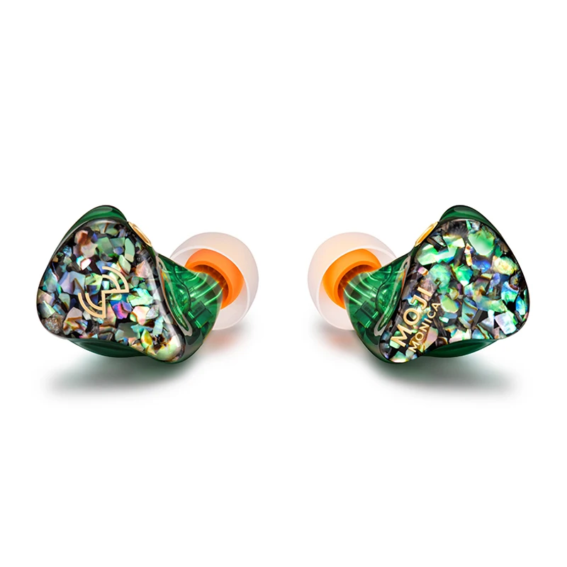 Moji Monica Альфа гарнитура 2EST + 1DD 2BA HIFI монитор наушники Гибридный IEMs со съемной