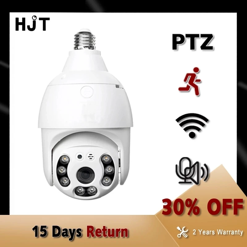 

IP-камера HJT PTZ, Wi-Fi, 3 Мп, двухстороннее аудио обнаружение движения, ночное видение, TF-карта