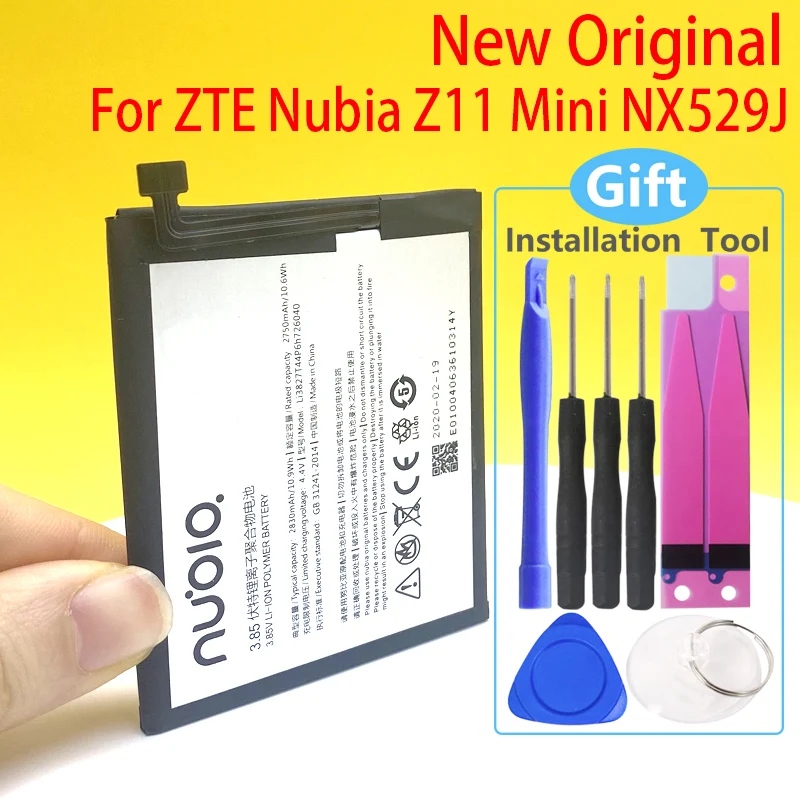 

Новый оригинальный аккумулятор Li3827T44P6h726040 для ZTE Nubia Z11 Mini NX529J 2830 мАч Фотосессия + Подарочные инструменты