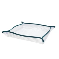 1pcs waterproof repoting mat potting planting mat reusable portable transparent mesh flower cushion for gardening potted