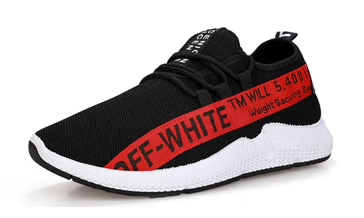 Autumn New Style Men Shoes Fashion Casual Mesh Shoes Stylish Rubber Shoes Sneakers Low Top Breathable Korean-style Running