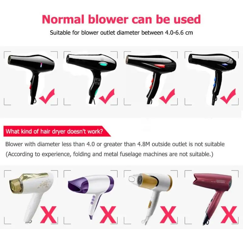 Профессиональная крышка диффузора для волос силикагель складной устойчивый к