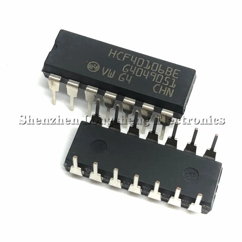 10 шт./лот Новый HCF40106BE DIP 14 Schmitt trigger|Интегральные схемы| |