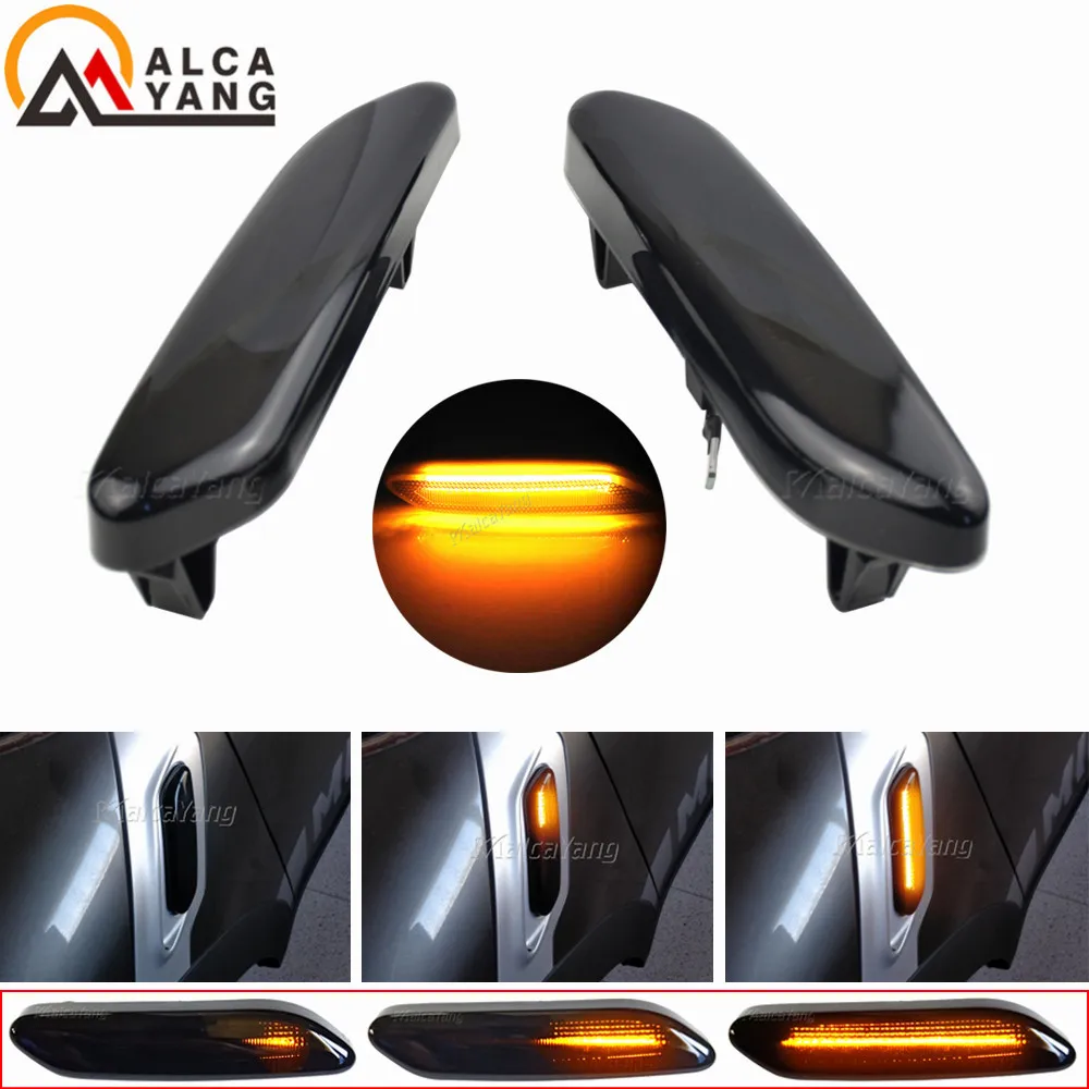 

Flowing Water Blinker LED Dynamic Turn Signal Light For Mini Cooper R60 Countryman R61 Paceman Side Marker Flashing Indicator